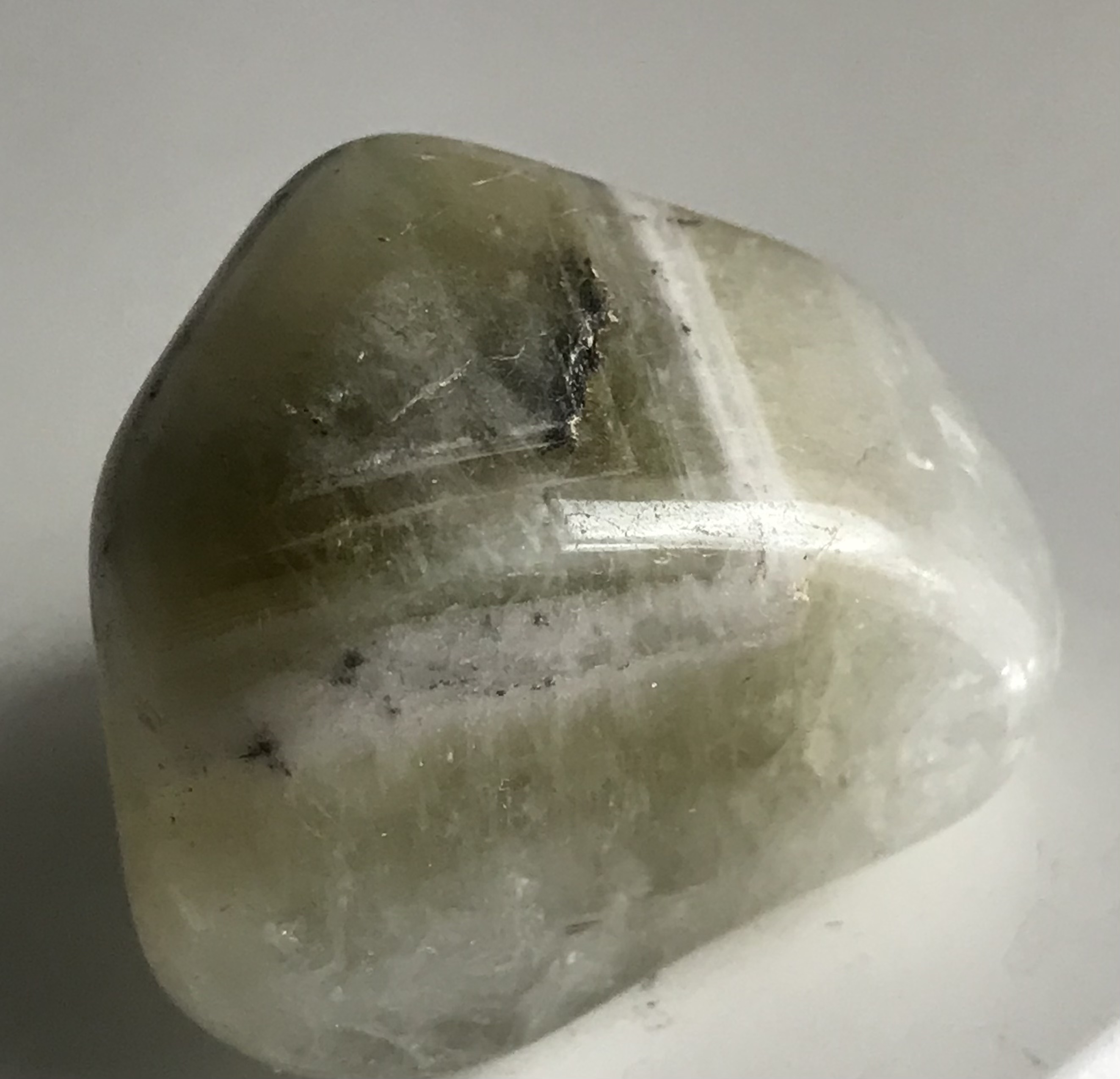 Prasiolite - Pale green crystal
